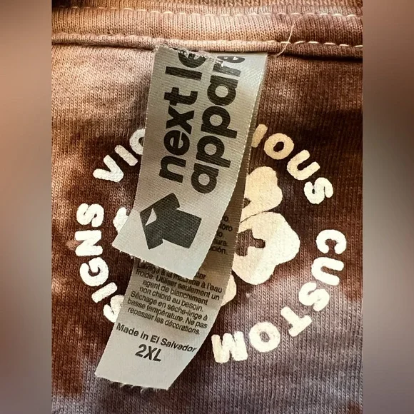 UNISEX POCKET CREWNECK TIE-DYE SWEATSHIRT, SIZE 2X - Picture 2 of 6